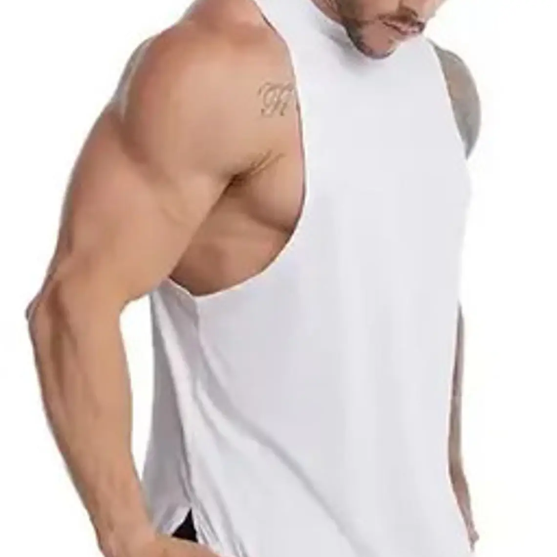 Polera Musculosa Sudadera Hombre Gimnasio Spandex Calidad 7