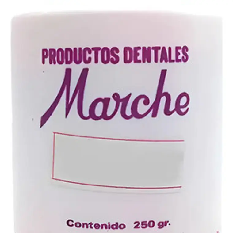 Acrílico Para Cubetas Marché Autocurado 250 Grs. Santiago    2