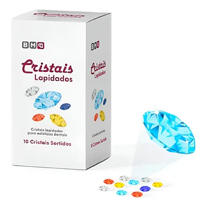 Piercing Dental Cristales Lapidados Set 10 Unidades Colores