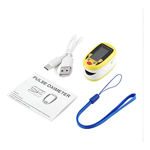 Oximetro De Pulso Usb Pediátrico Saturómetro Recargable Full