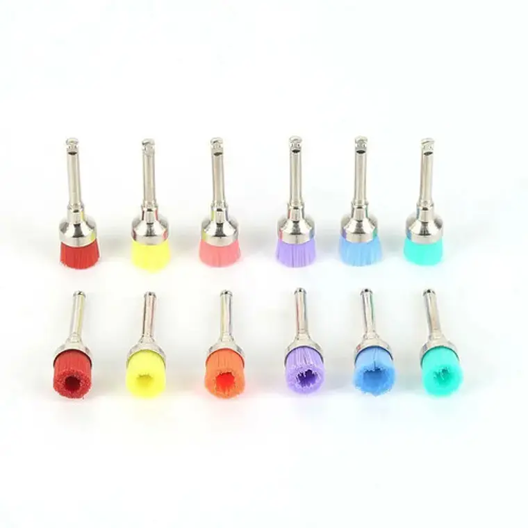 Pack 100 Escobillas Profilaxis Dental Colores En Caja / Flex 7