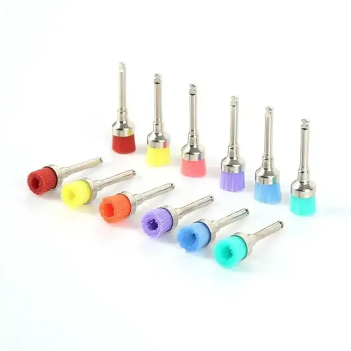 Pack 100 Escobillas Profilaxis Dental Colores En Caja / Flex 9