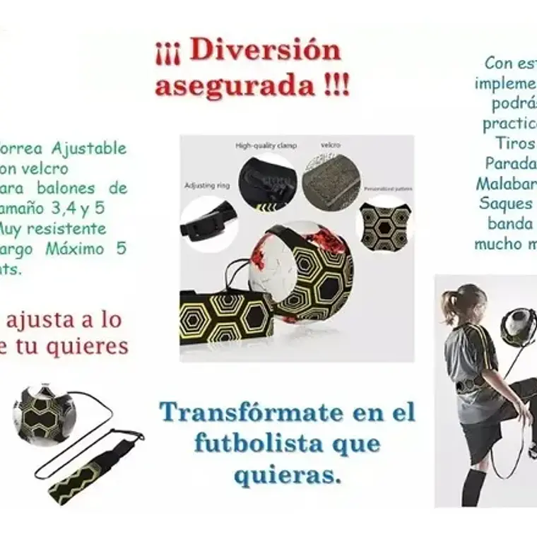 Cinturón Entrenamiento Futbol Deporte Juego Niños X 2 Pack 10