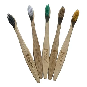 Pack 2 Unidades Cepillo Dental Bambú Niños Ecológico Pacard