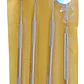 Kit Examen Dental 4 Piezas Espejo Pinza Y Sonda Odontología - Miniatura 1