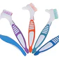Pack 10 Cepillos Para Prótesis Dental Calidad Pacard Doble - Miniatura 1