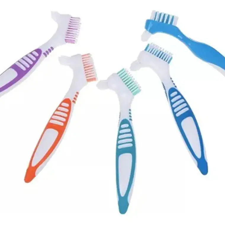 Pack 10 Cepillos Para Prótesis Dental Calidad Pacard Doble 5