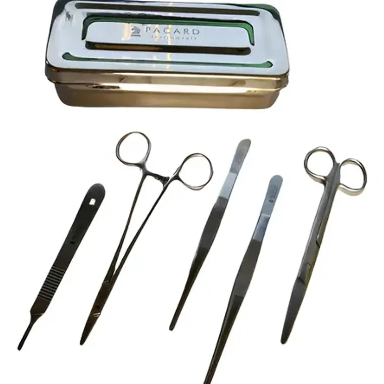Set De Sutura Premium Acero Inoxidable Caja Pacard 1