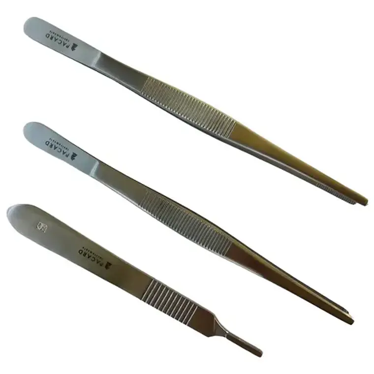 Set De Sutura Premium Acero Inoxidable Caja Pacard 7