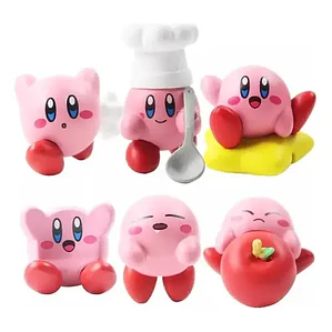 Figura Kirby - Pack De 6 Kirbys Despacho Express