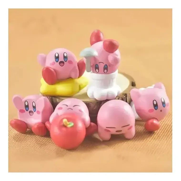 Figura Kirby - Pack De 6 Kirbys Despacho Express 8