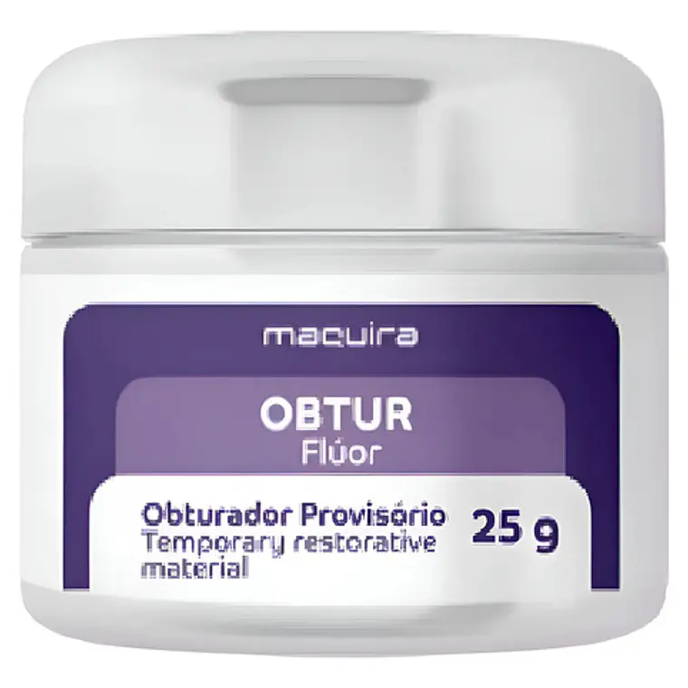 Cemento Provisorio Obtur Con Fluor Restaurado Maquira 25g 1
