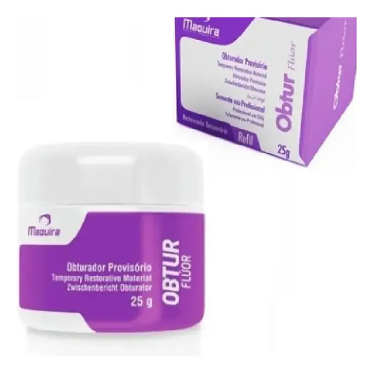 Cemento Provisorio Obtur Con Fluor Restaurado Maquira 25g 2