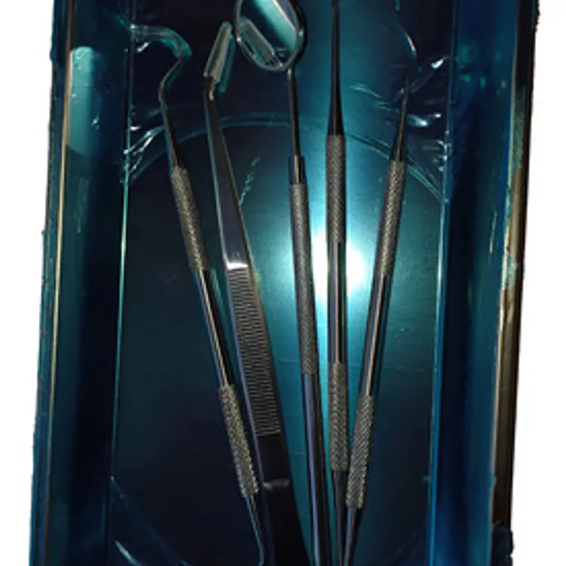 Set De Examen Dental Con Bandeja Acero Completo Calidad 2