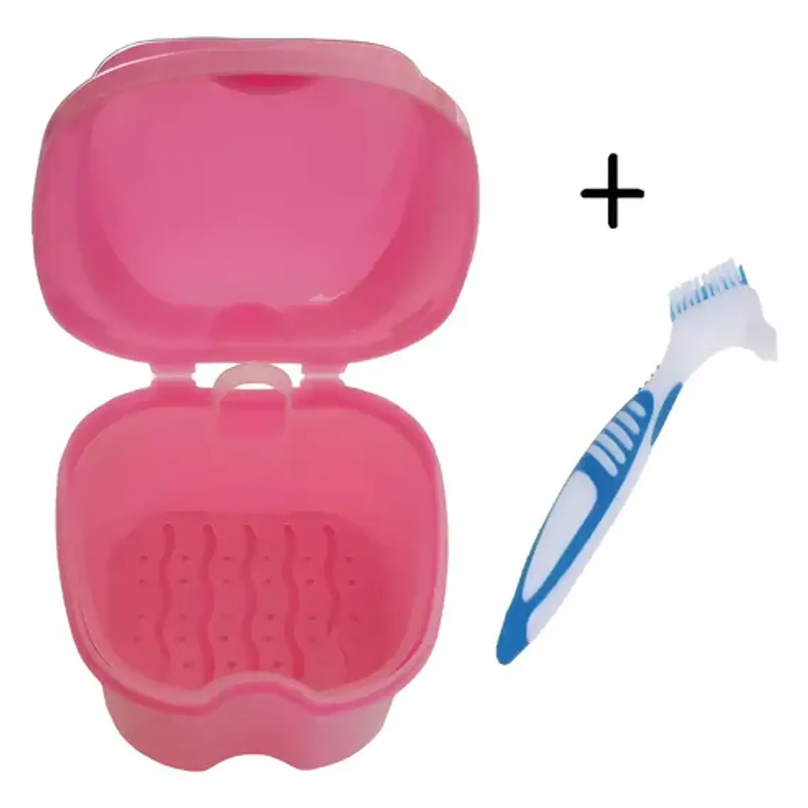 Cepillo Protesis Dental + Caja Para Guardar Protesis Stgo. 3