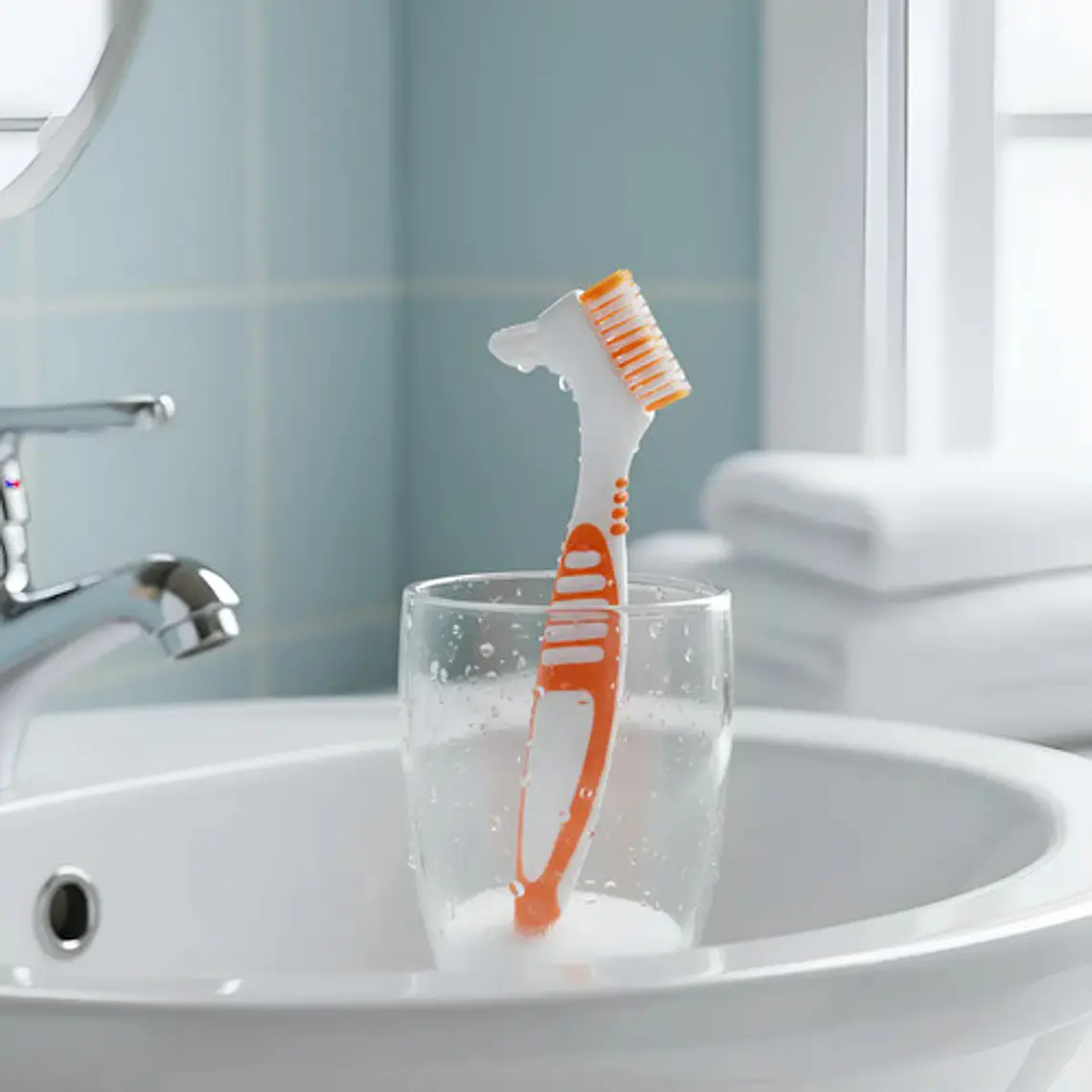 Cepillo Protesis Dental + Caja Para Guardar Protesis Stgo. 12
