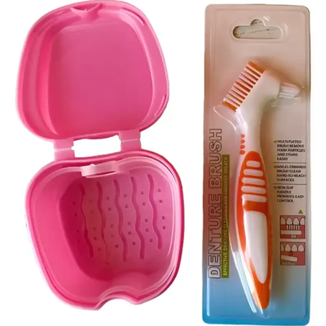 Cepillo Protesis Dental + Caja Para Guardar Protesis Stgo. 13