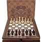 Tablero Ajedrez Premium Cajones Magnético Madera Fina 32cm - Miniatura 4