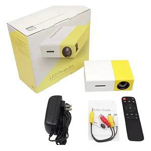 Mini Proyector Led  600l Hd Portátil Av Hdmi Control Remoto