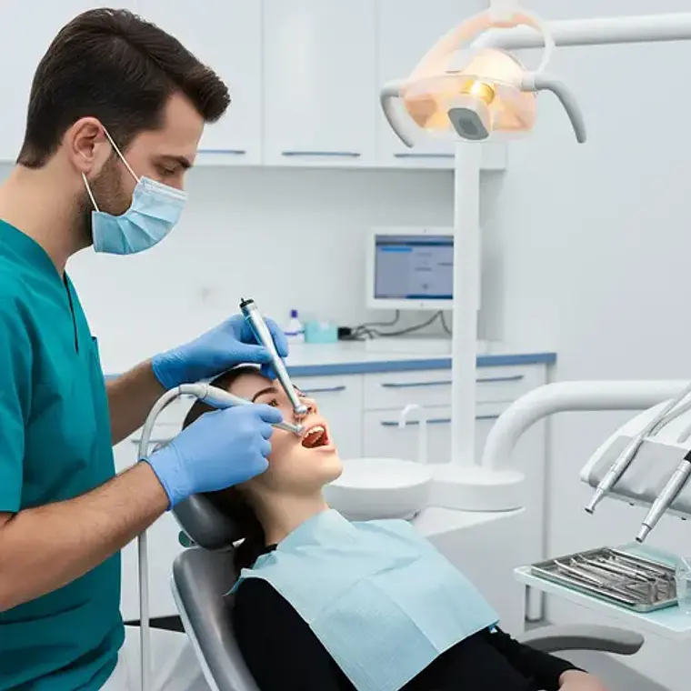 Turbina Dental Push Midwest Pacard Plateado 7