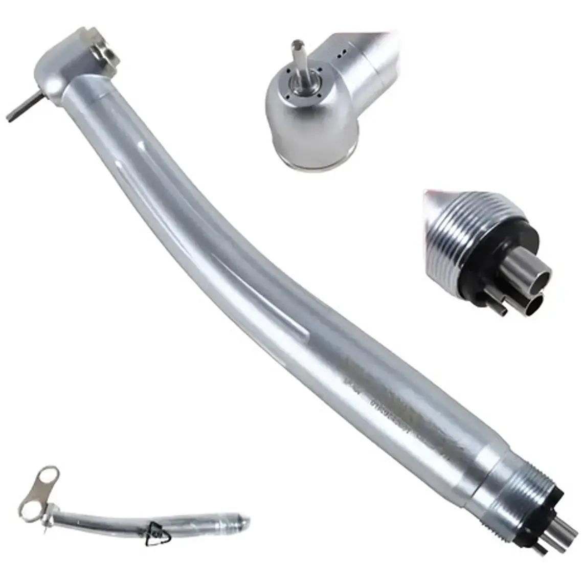 Turbina Dental Push Midwest Pacard Plateado 10