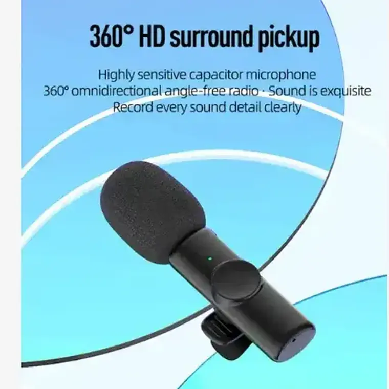 Micrófono Inalámbrico Celular iPhone O Android Calidad K2 5