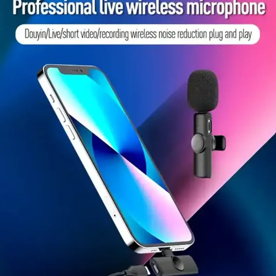 Micrófono Inalámbrico Celular iPhone O Android Calidad K2 16