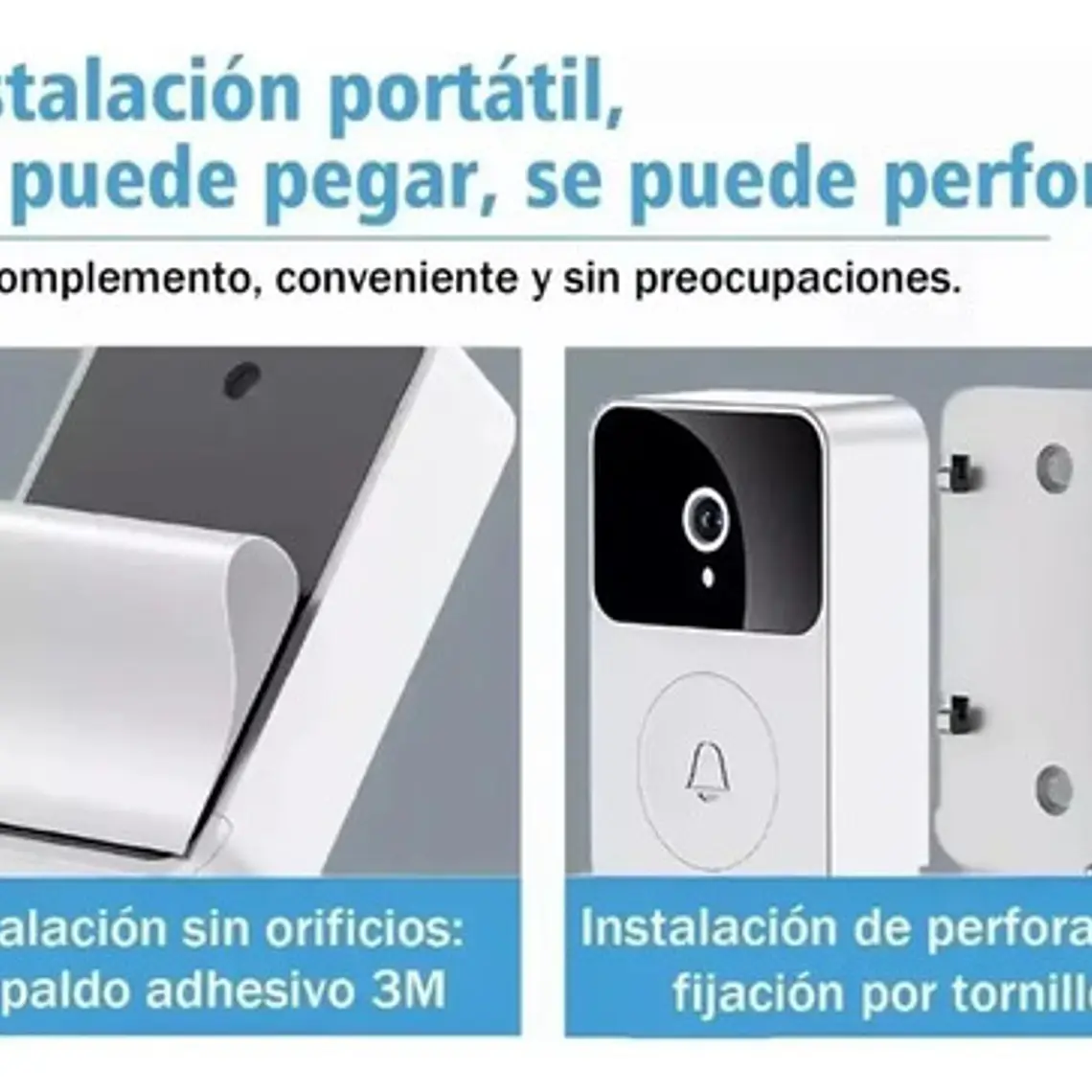 Timbre Cámara Wifi Tuya Seguridad Video Inalámbric Smartlife 13