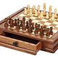 Tablero Ajedrez Premium Cajones Magnético Madera Fina 42cm - Miniatura 2