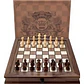 Tablero Ajedrez Premium Cajones Magnético Madera Fina 42cm - Miniatura 4