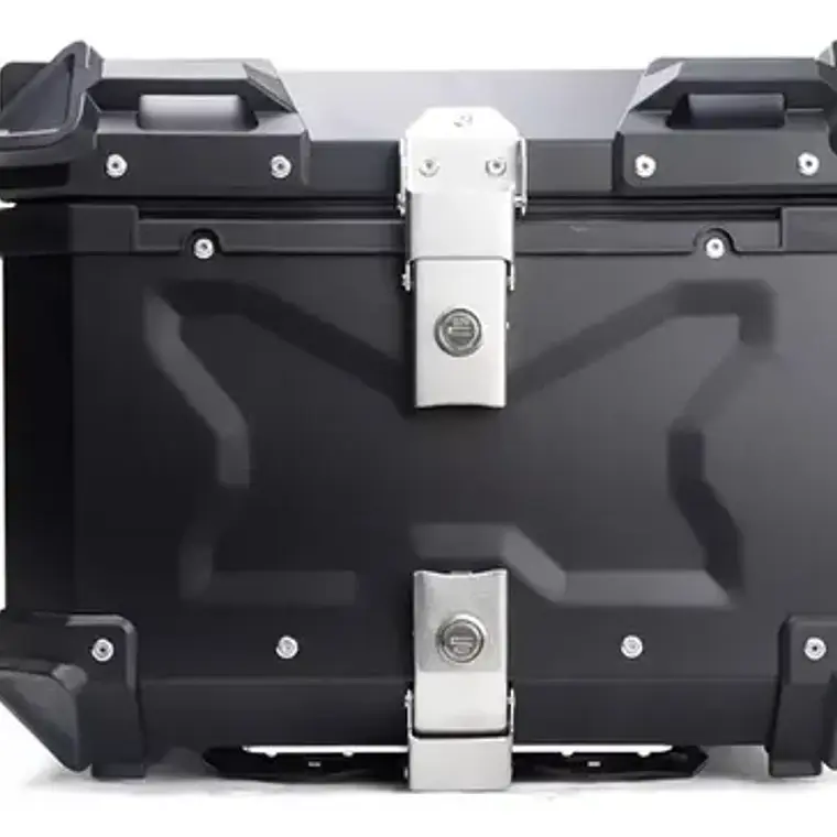 Maleta Top Case Aluminio Moto 55 L, Black X-series Calidad 9