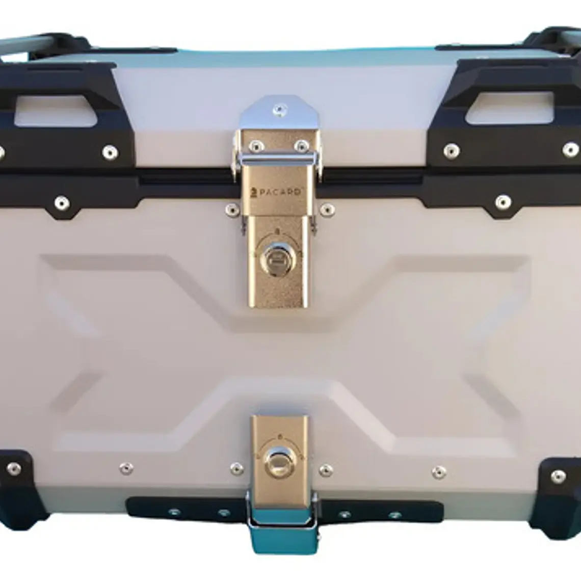 Maleta Top Case Aluminio Moto 55 L, Black X-series Calidad 11