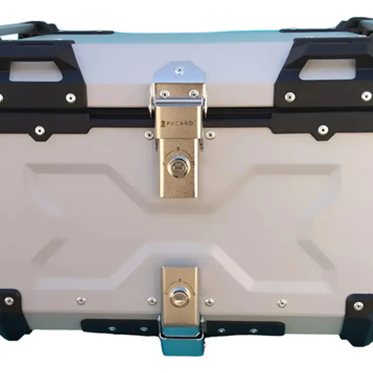 Maleta Top Case Aluminio Moto 55 L, Black X-series Calidad 11