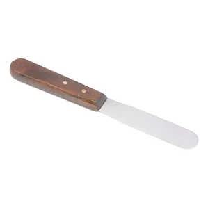 Espátula Para Para Yeso Dental Metálica Mango Madera