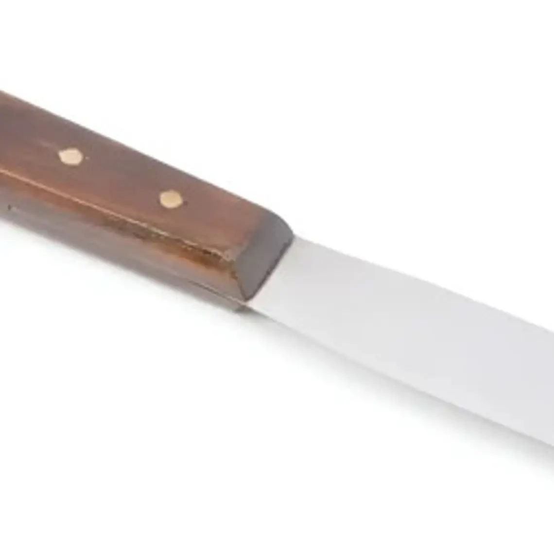 Espátula Para Para Yeso Dental Metálica Mango Madera 4