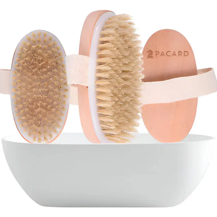 Pack 2 Cepillos Cuerpo Seco Exfoliante Original Marca Pacard 1