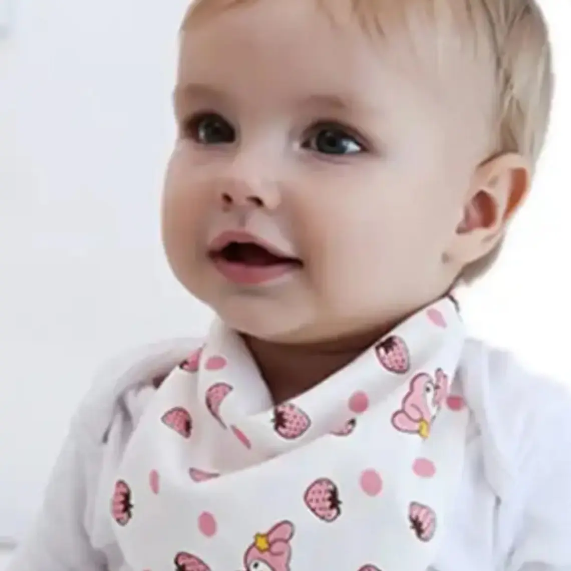 Bandana Bebé Babero Impermeable Con Estilo Muselina Calidad 2