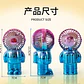 Mini Ventilador Usb Recargable Astronauta Portátil 14cm - Miniatura 9