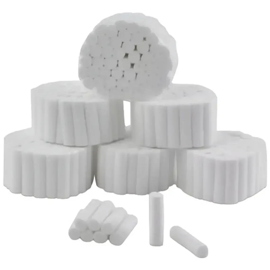 Torulas Dental 1000 Unidades - Torulas Lisas Algodón Dental 1