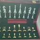 Tablero Ajedrez Deluxe Piezas Metálicas Doradas Y Plateadas - Miniatura 4