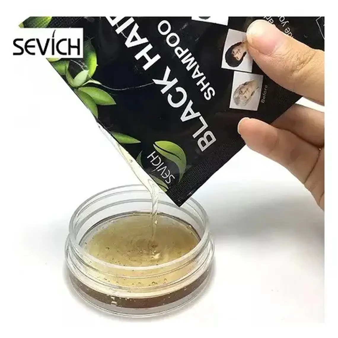 Shampoo Tinte Natural Original Sevich Canas 10 Sobres 15ml 3