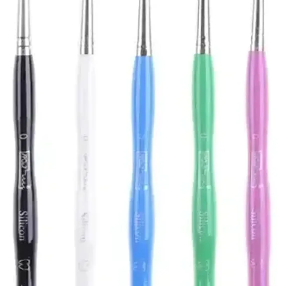 Pack 5 Pinceles De Silicona Para Composite Dental Premium 1