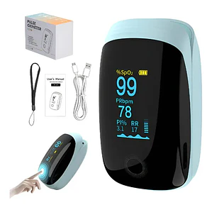Oximetro De Pulso Usb Recargable Unico Oled El Mejor Stgo