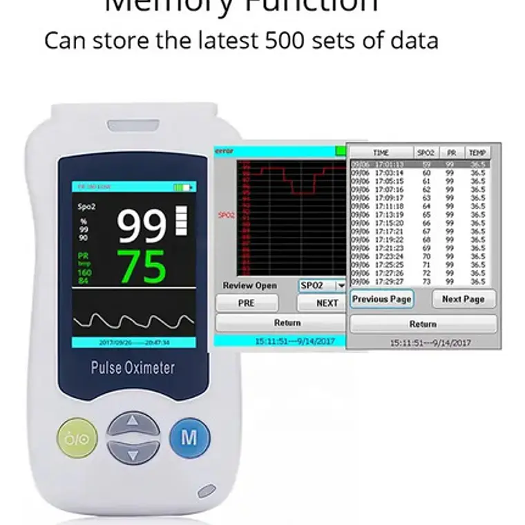 Oxímetro De Pulso Profesional C/ Sonda Sensor A Elección Fda 16