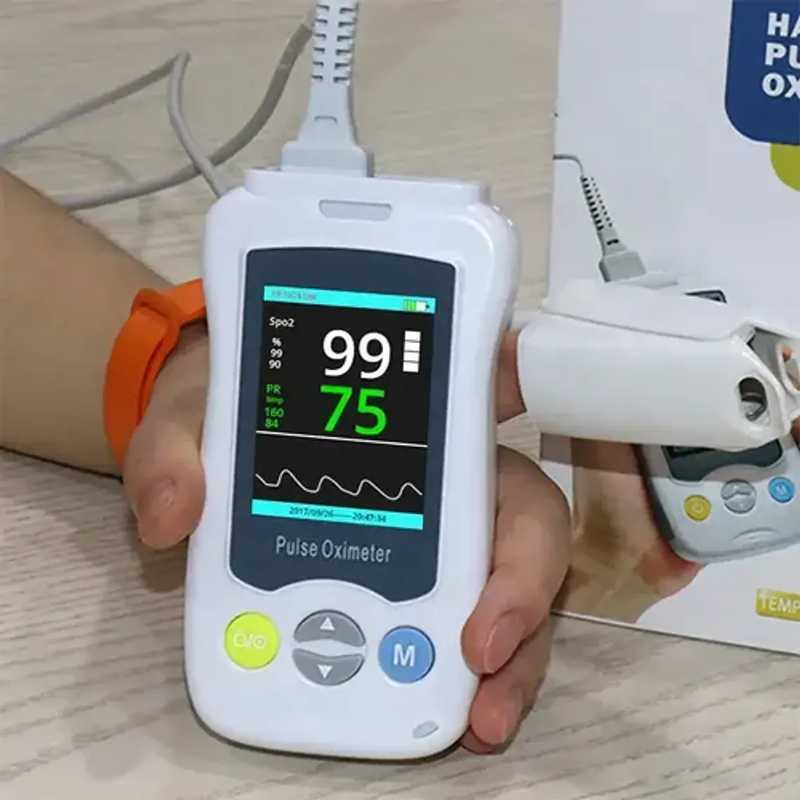 Oxímetro De Pulso Profesional C/ Sonda Sensor A Elección Fda 18