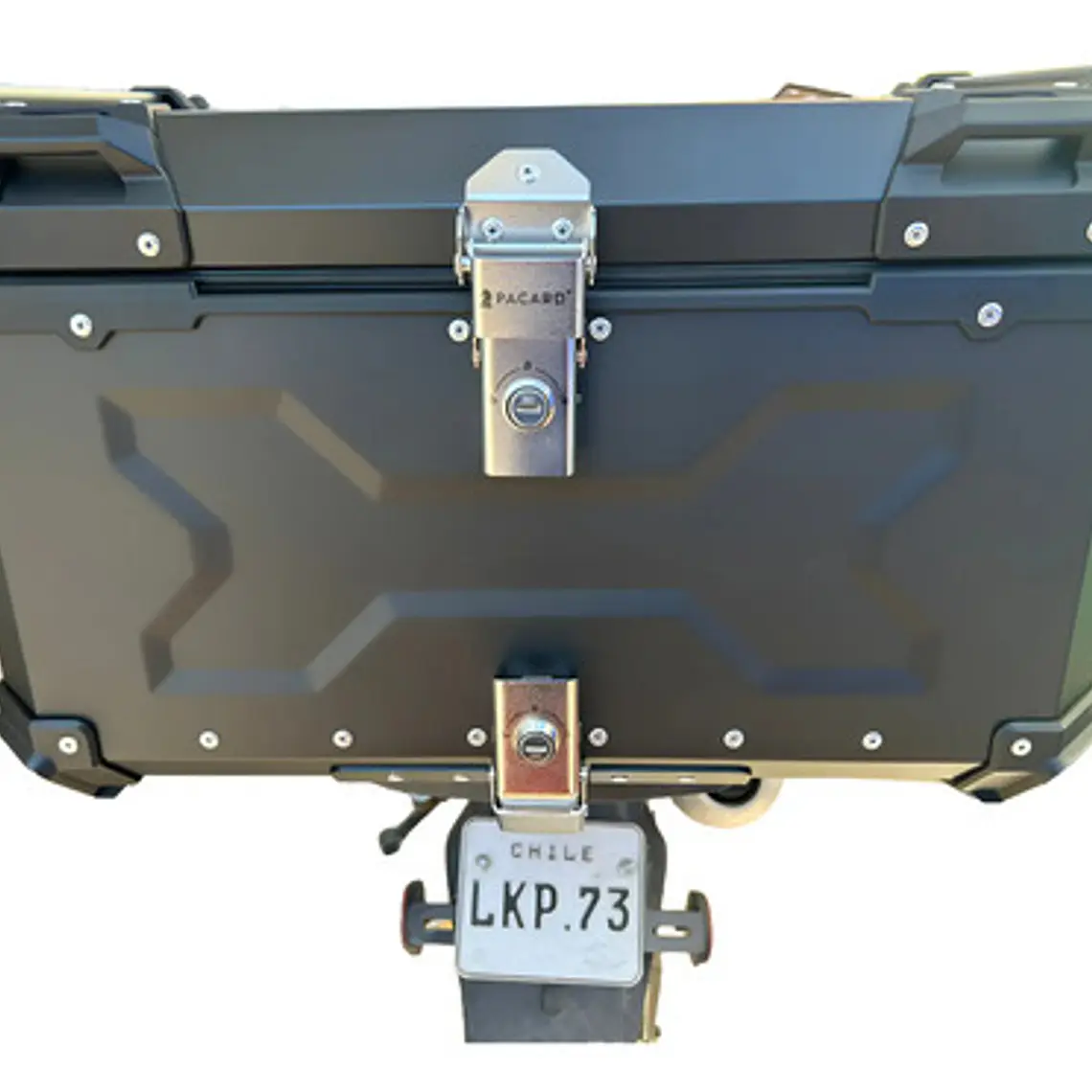Maleta Top Case Aluminio Moto 65l Xxl Calidad 2 Cascos! 1