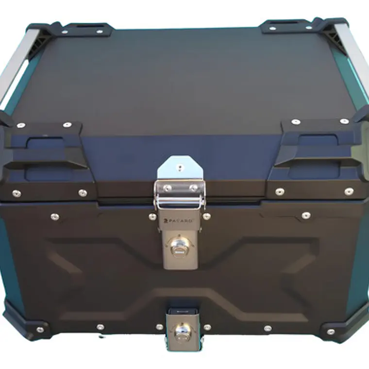 Maleta Top Case Aluminio Moto 65l Xxl Calidad 2 Cascos! 3