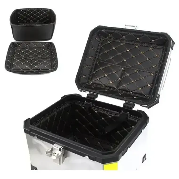 Maleta Top Case Aluminio Moto 65l Xxl Calidad 2 Cascos! 16