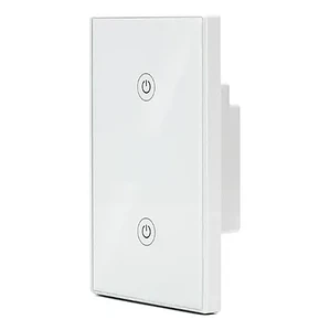 Interruptor De Pared Wifi Touch 2 Canales Alexa Google