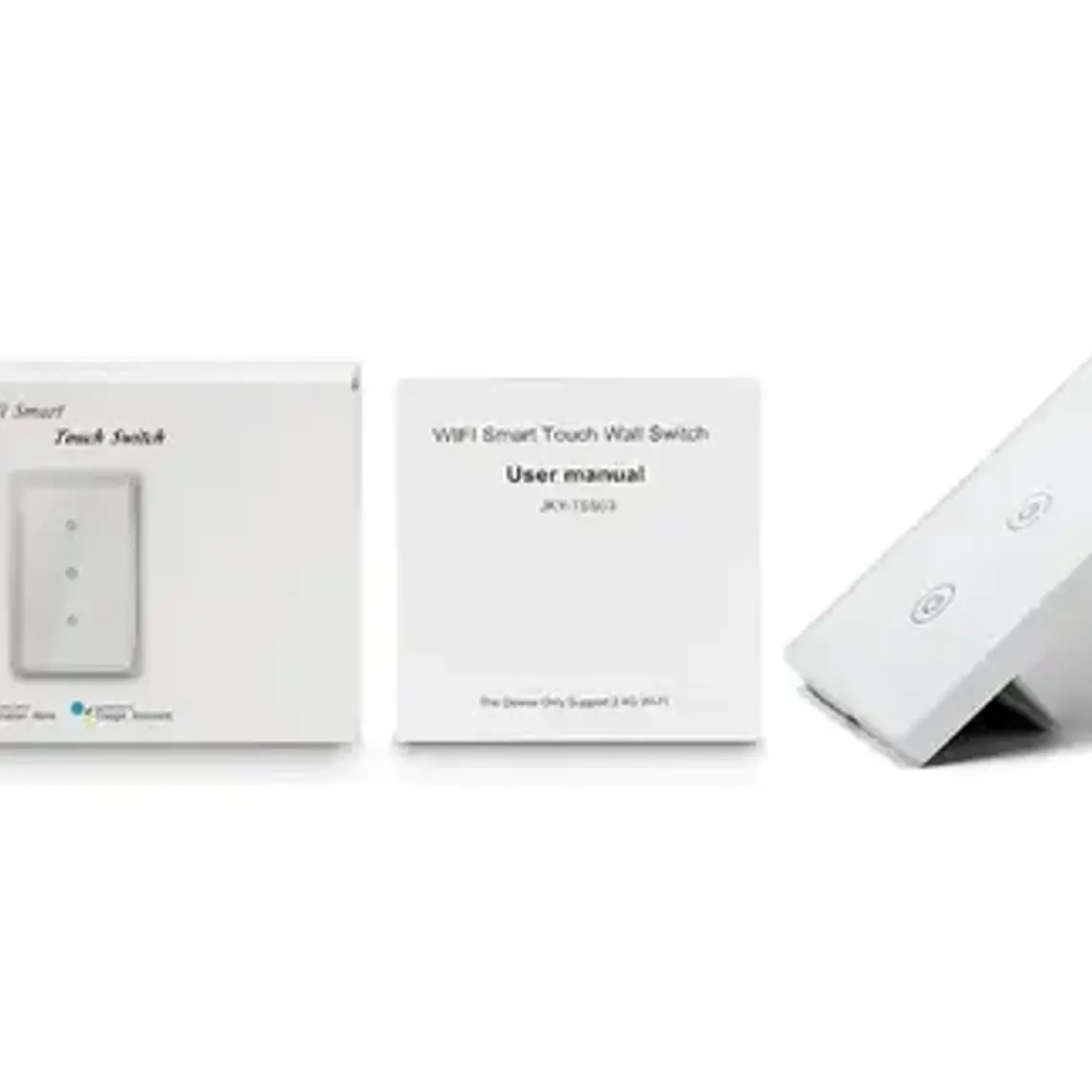 Interruptor De Pared Wifi Touch 2 Canales Alexa Google 3